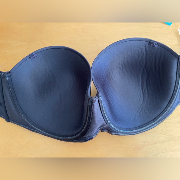 Black vanity fair strapless bra size 36DD - Picture 3 of 10